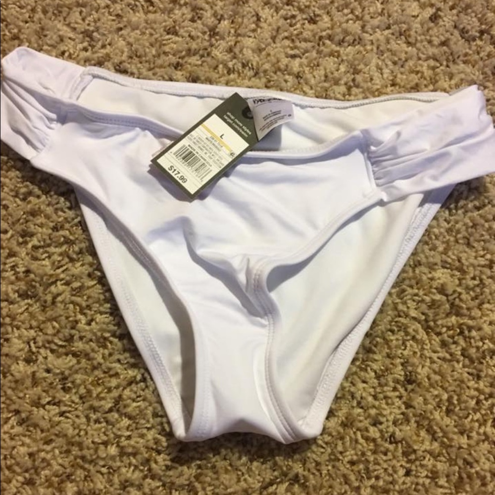 White Bikini Bottoms.
